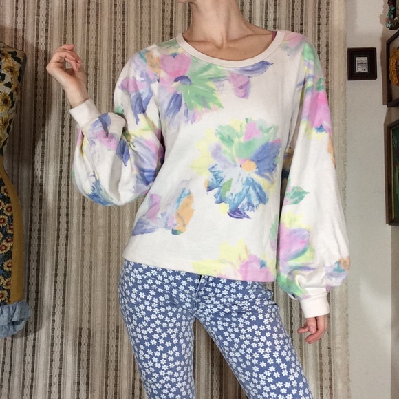 SATURDAY SUNDAY Pastel Sweatshirt Top - Picture 4 of 8